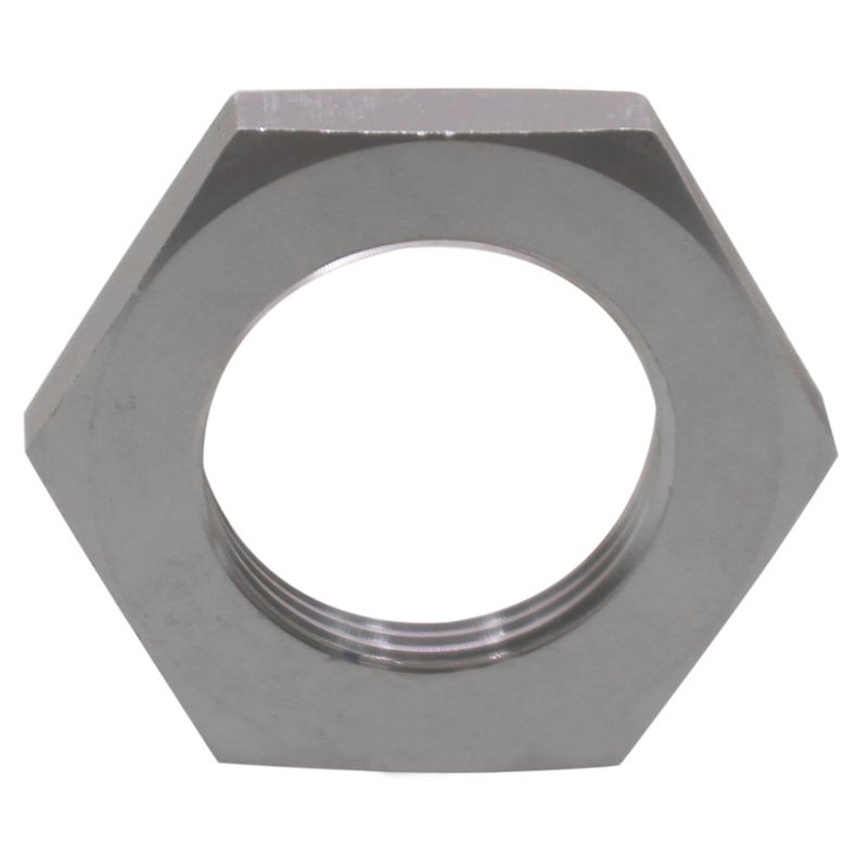 DERNORD Cast Pipe Fitting Stainless Steel 304 Hex Locknut 3/4 Inch NPT Female (Pack of 2) - Image 4